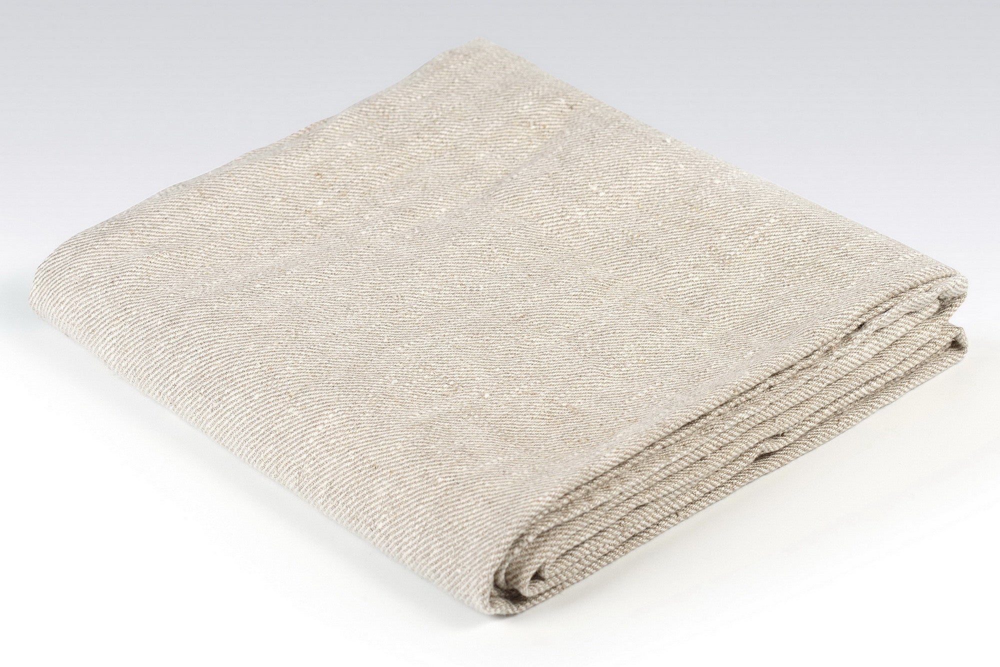 BLESS LINEN Natural Huckaback 100% Linen Bath Towel, 30 x 58 Inches